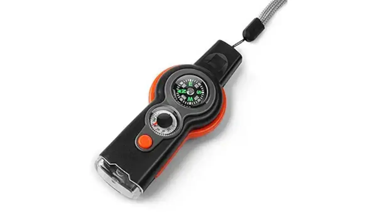 Emergency Whistle with Compass