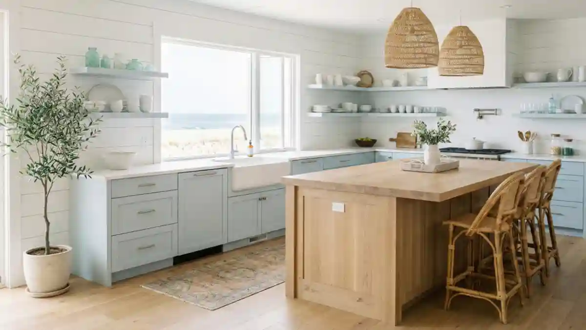 15 Coastal Kitchen Ideas for a Light, Airy Beachy Look