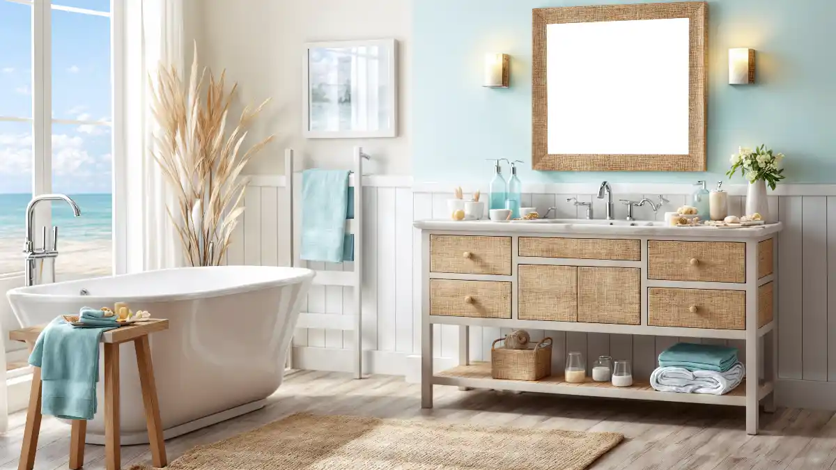 Coastal-Inspired Bathroom Ideas for a Fresh, Beachy Look