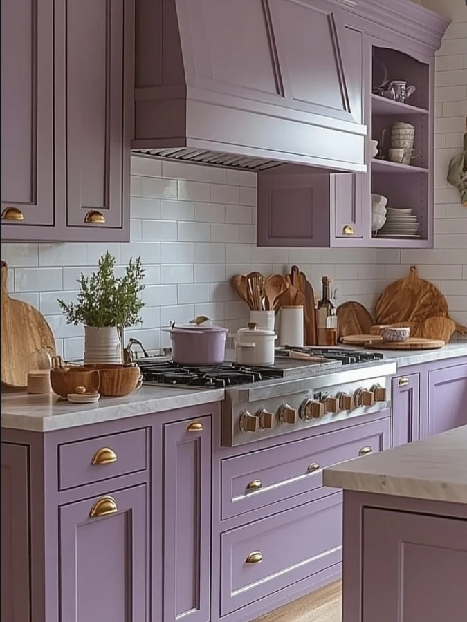 Bold Dusty Purple Pop