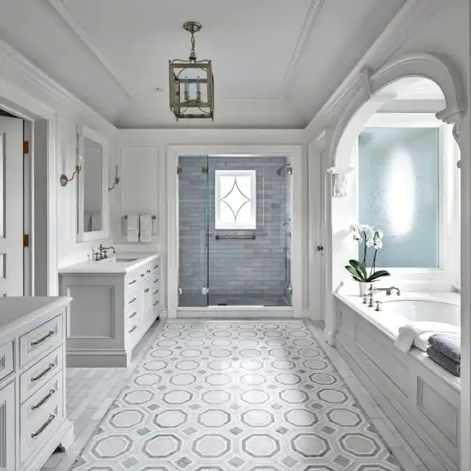 Classic White Opulence