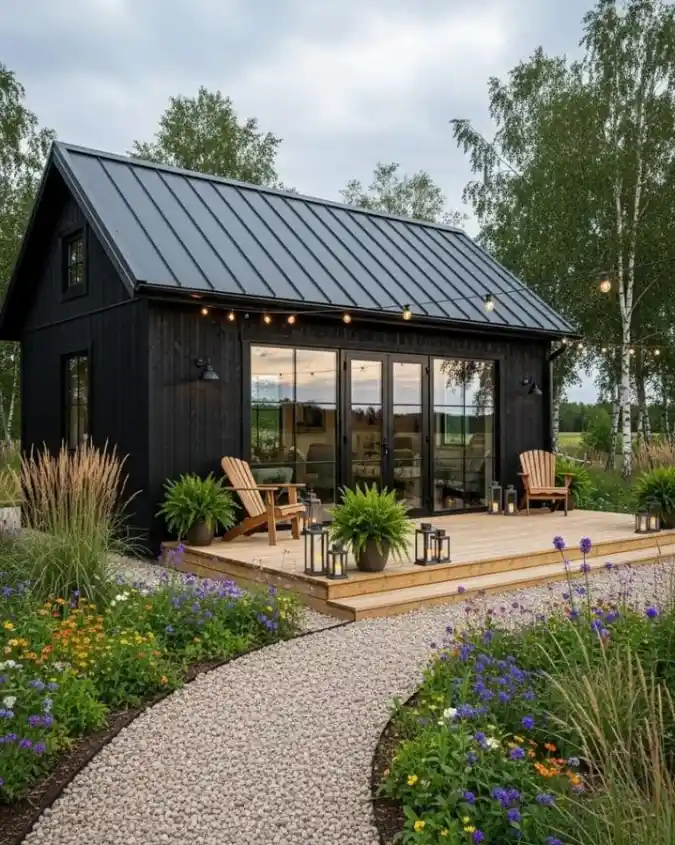 Dark Modernist Retreat