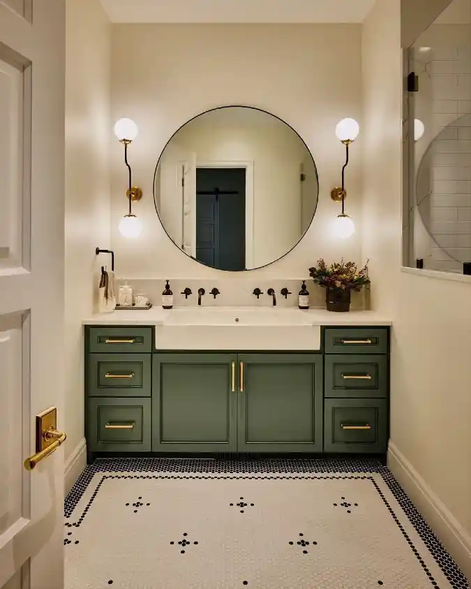 Deep Green Maritime Vanity