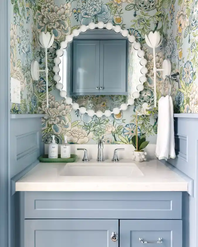 Embrace Whimsical Details and Bold Wallpaper