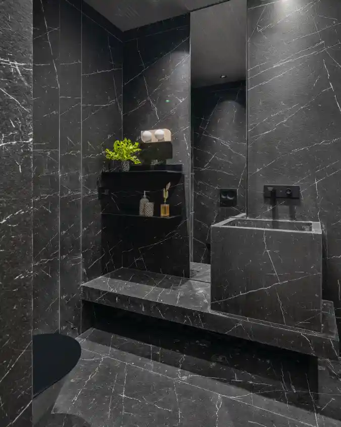 Monolithic Black Marble Suite