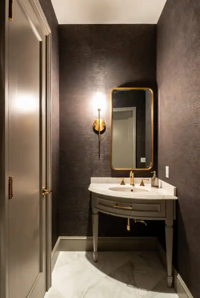 Moody Texture and Metallic Accents