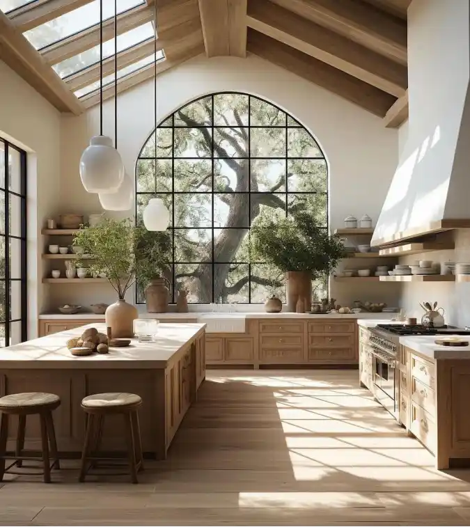 Organic California Coastal with Grand Archways