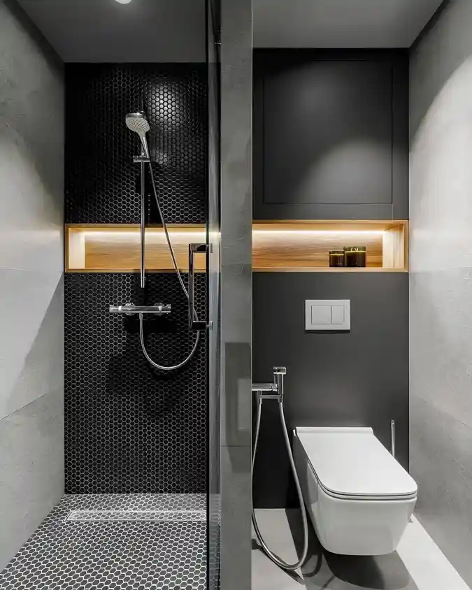 Organic Wood and Charcoal Contrast