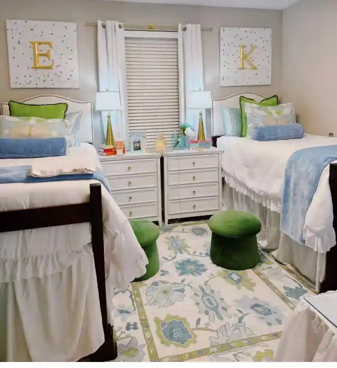 Personalized Monogram Wall Art & Coordinated Bedding