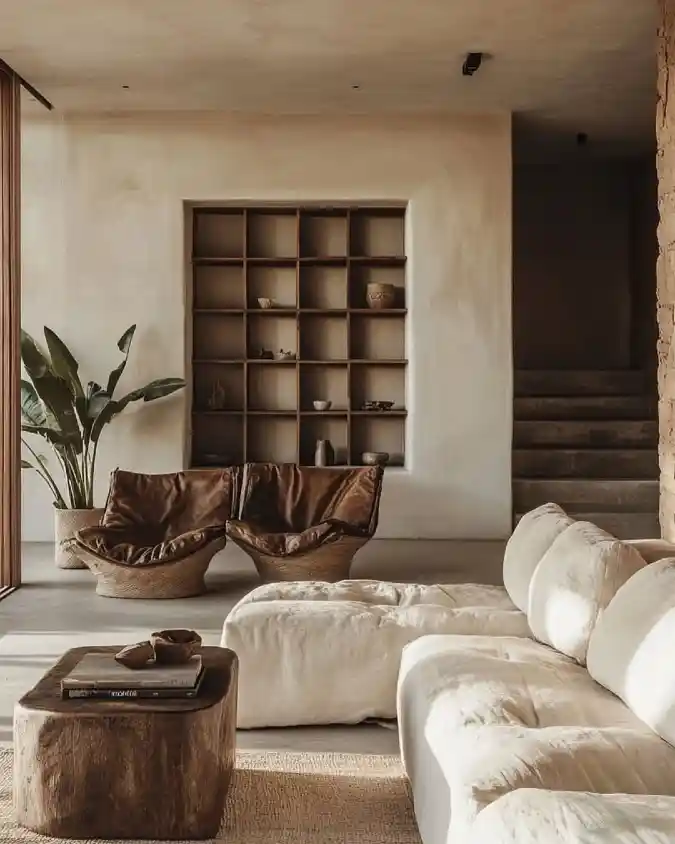 Raw Textures and Earthy Tones