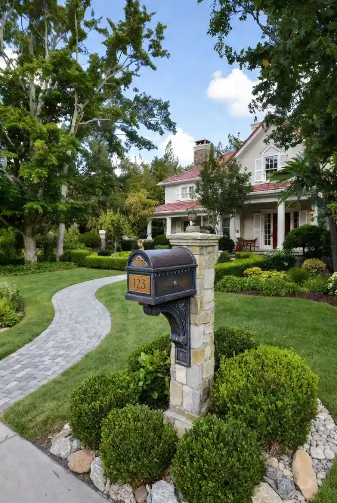 Statuesque Stone Pillar