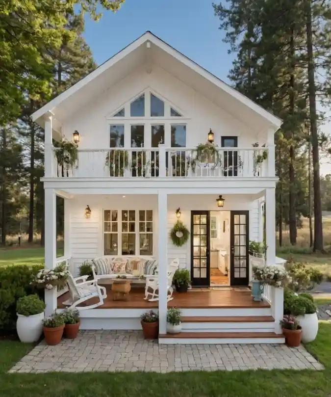 The Double-Decker Farmhouse Porch