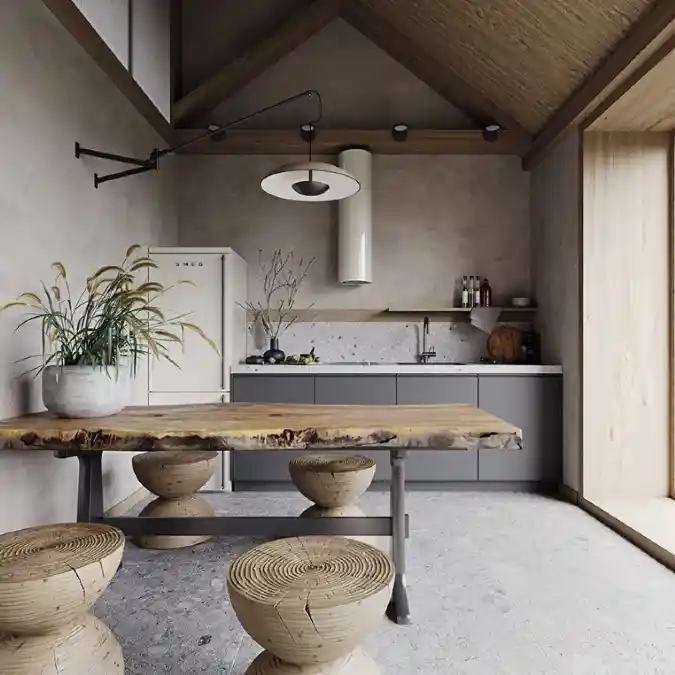 The Raw Edge Timber Dining Suite