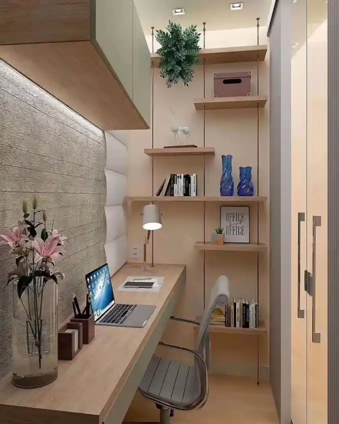 Tucked-Away Alcove Office