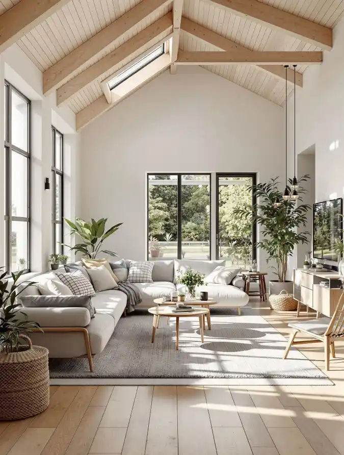 Vaulted Ceilings and Natural Warmth