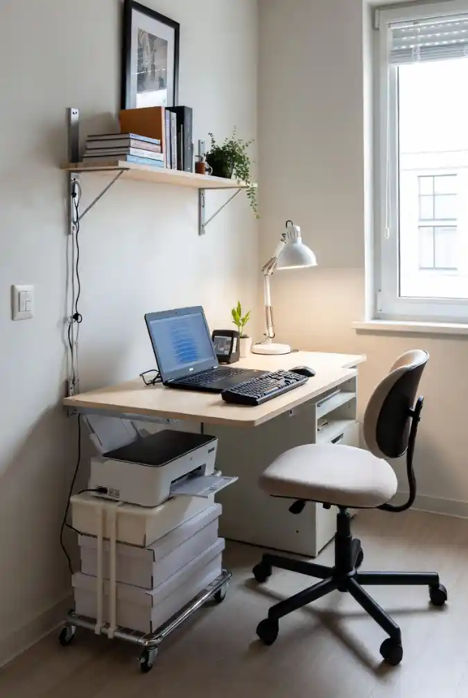Vertical Track-System Desk