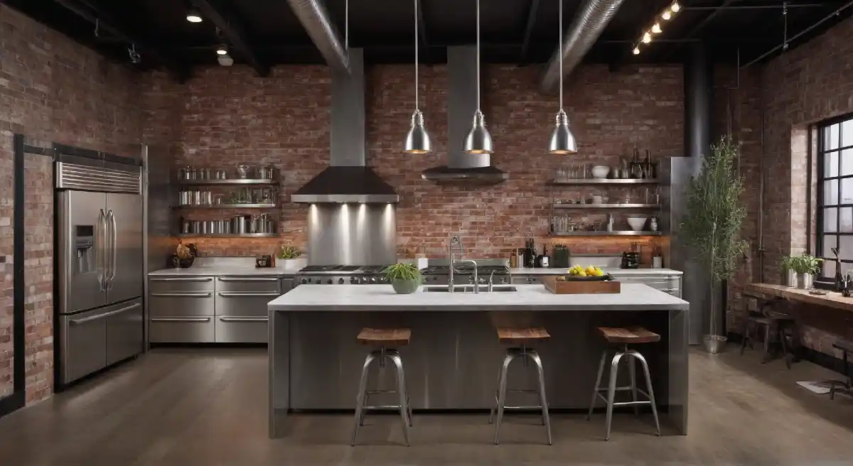 23+ Industrial Kitchen Ideas That Balance Edge with Warmth