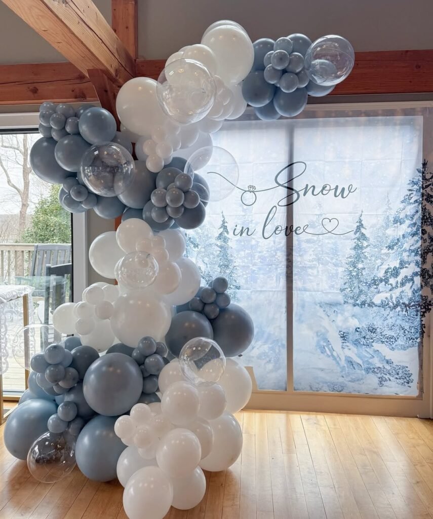"Snow in Love" Dusty Blue Bridal Corner