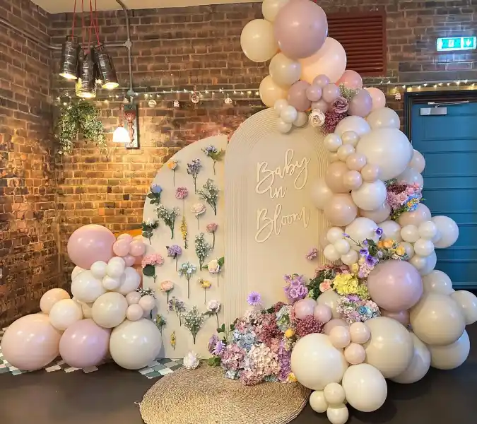 Baby in Bloom Floral Arch Moment