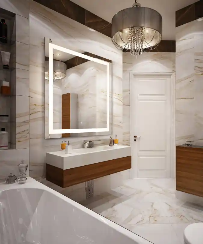 Backlit Frame Mirror