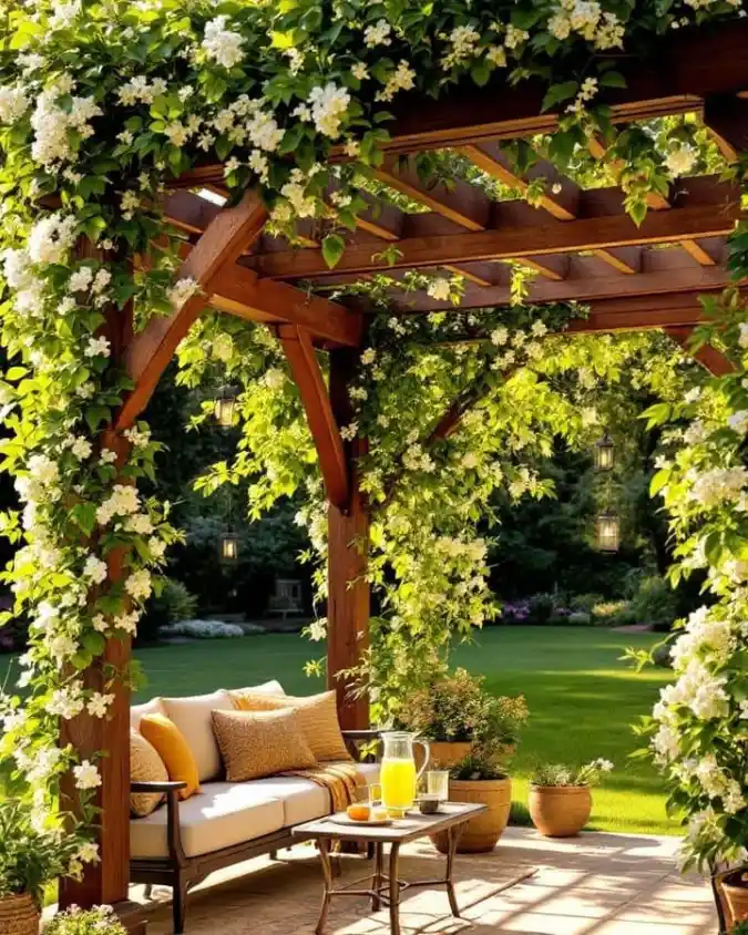 Bloom Covered Pergola Lounge