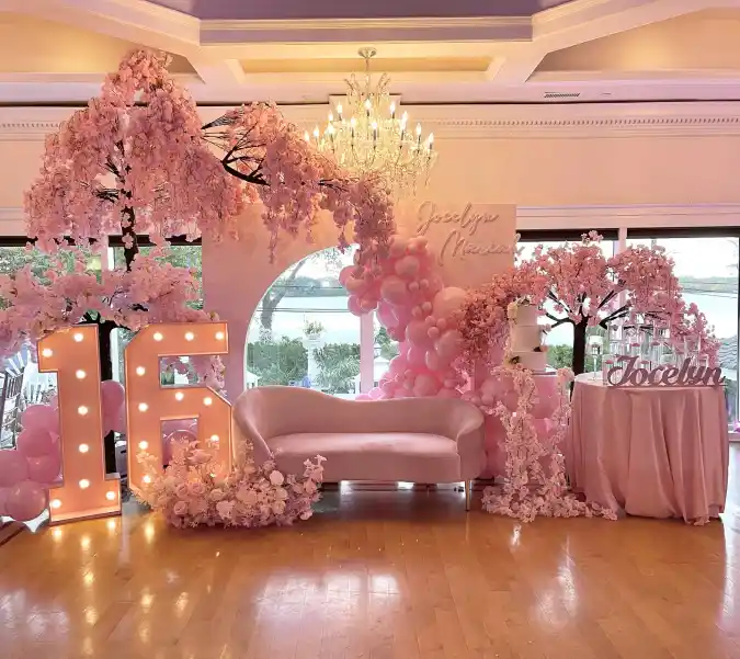 Blossoming Pink Garden Glamour