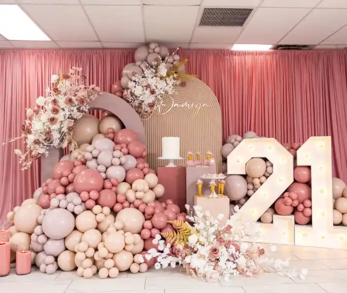 Blush Luxury and Balloon Glamour