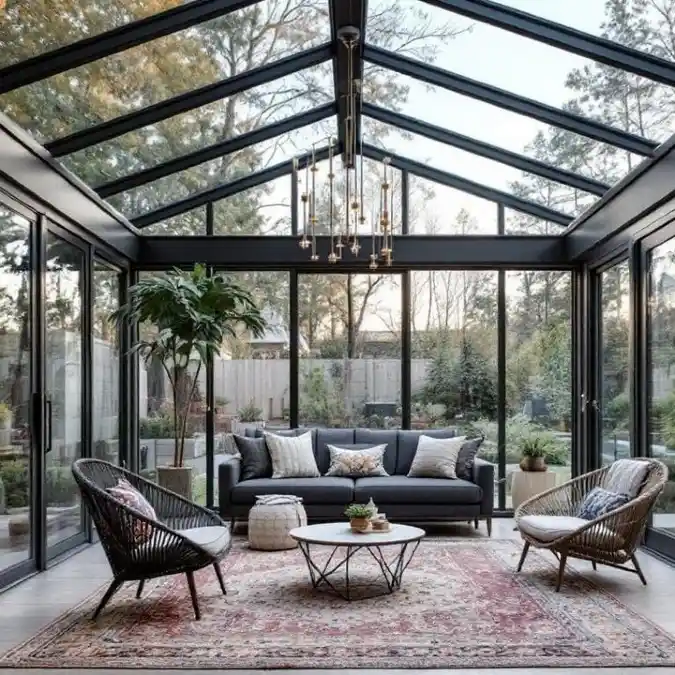 Contemporary Glasshouse Lounge