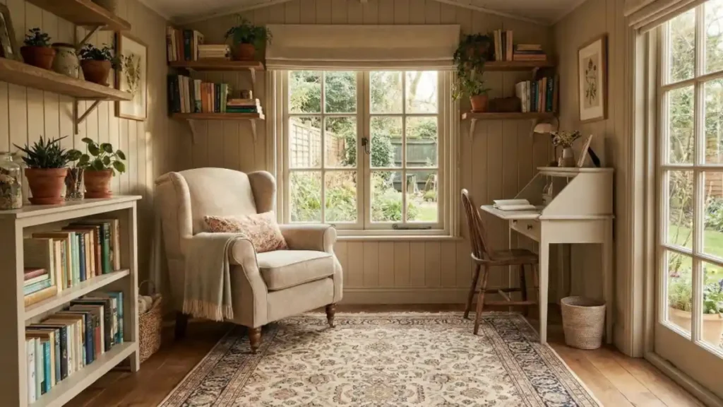 Cozy Garden Reading Nook