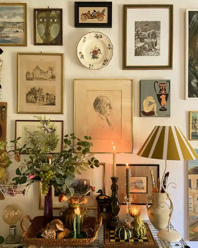 Create a Curated Gallery Wall Vignette