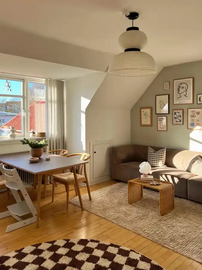 Define Zones with Statement Rugs and Lighting