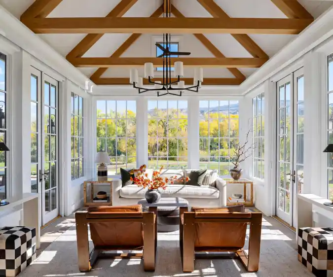 Embrace Natural Light and Exposed Beams