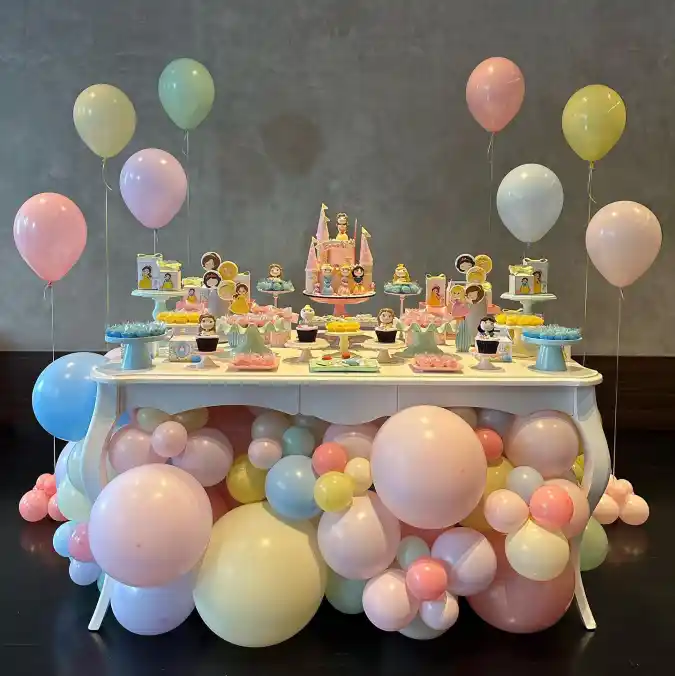 Enchanted Castle Dessert Table Display