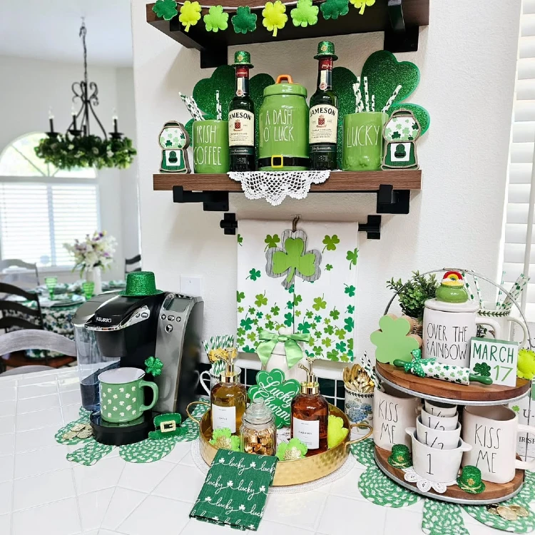 Farmhouse "Dash O' Luck" Coffee Bar Station