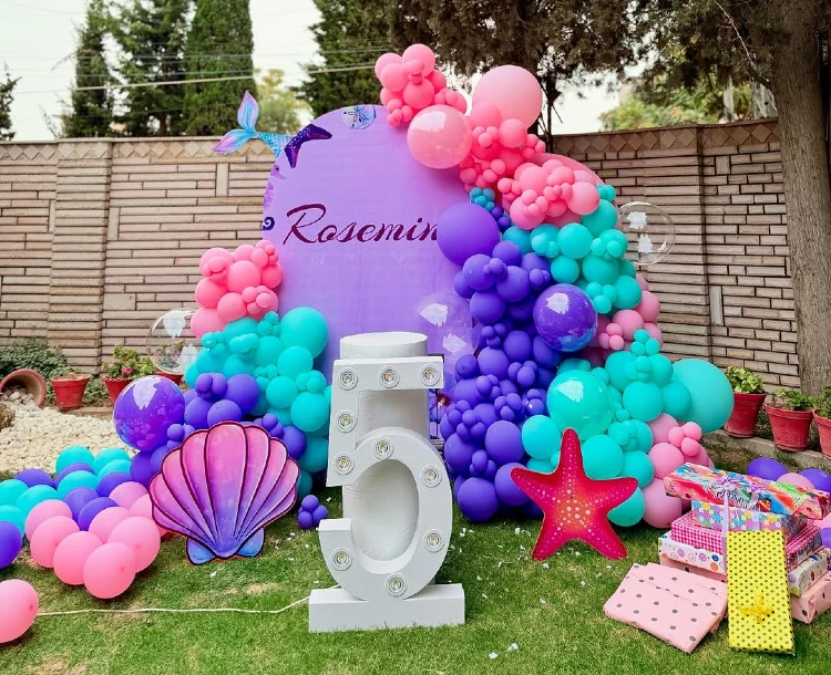 Garden Jewel Tones & Vibrant Arch Backdrop