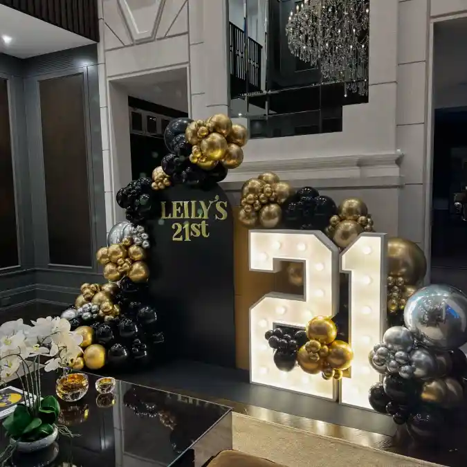 Glamorous Black and Gold Gala