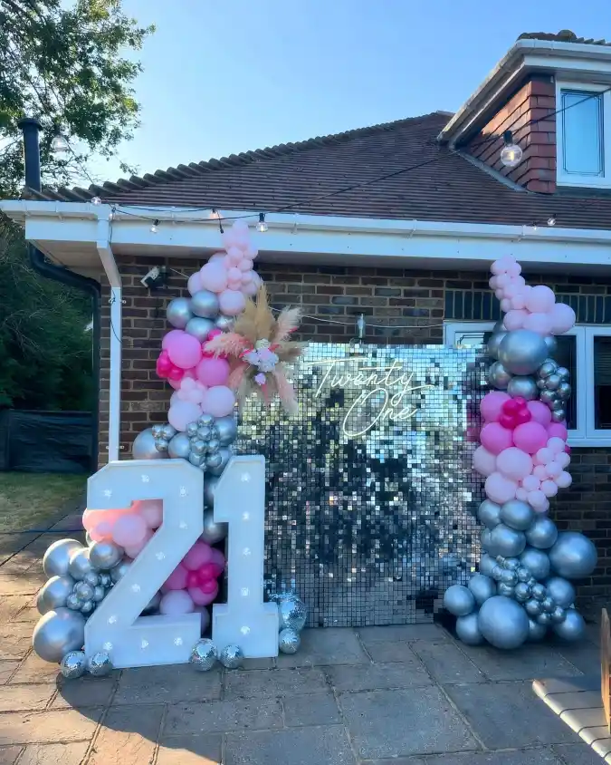 Glamorous Shimmer Wall Photo Backdrop