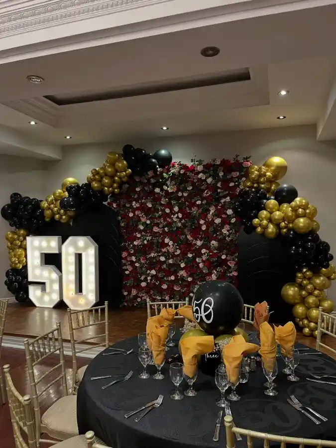 Golden Gala & Floral Fantasy Theme