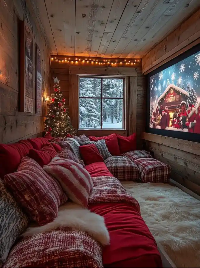 Hearthside Winter Movie Nook