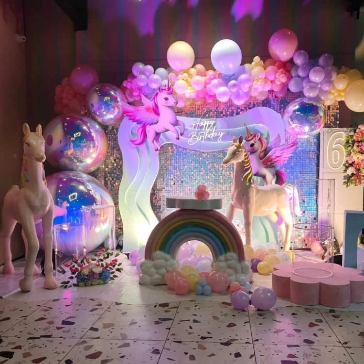 Holographic Pastel Wonderland Backdrop