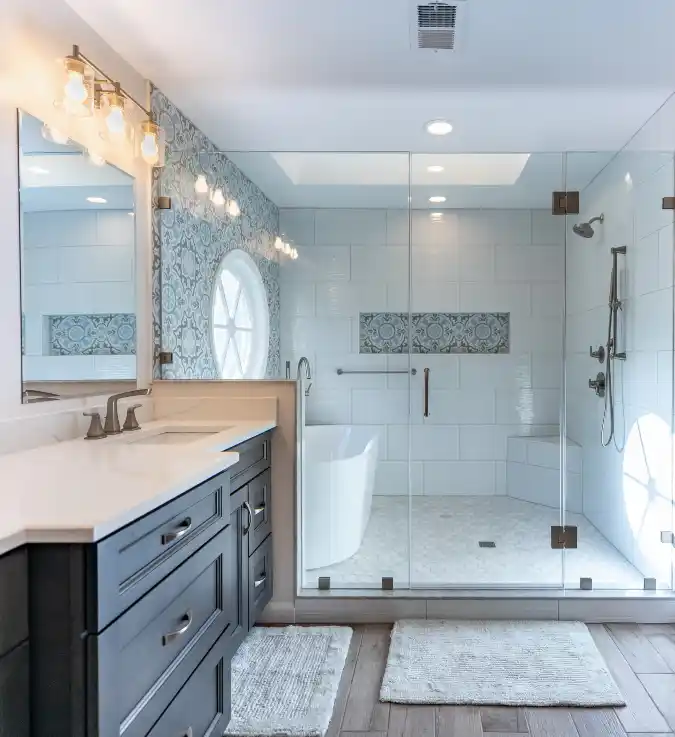 Integrated Tub and Shower Suite