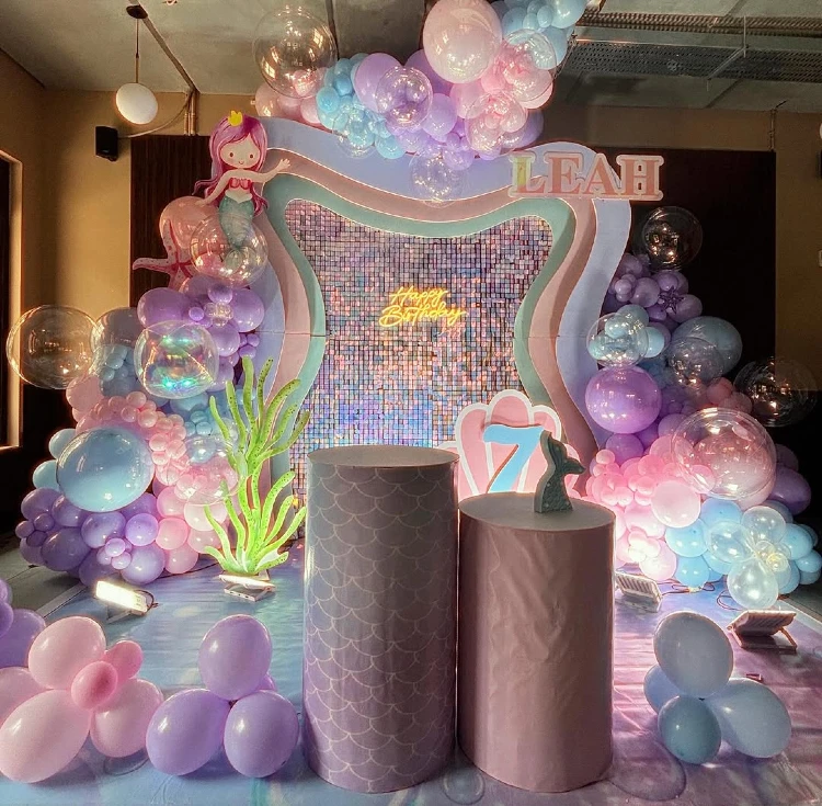 Iridescent Mermaid and Shimmer Wall Last Splash