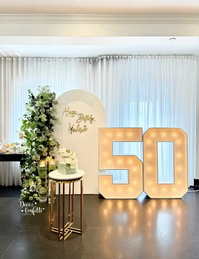 Marquee Milestone Display
