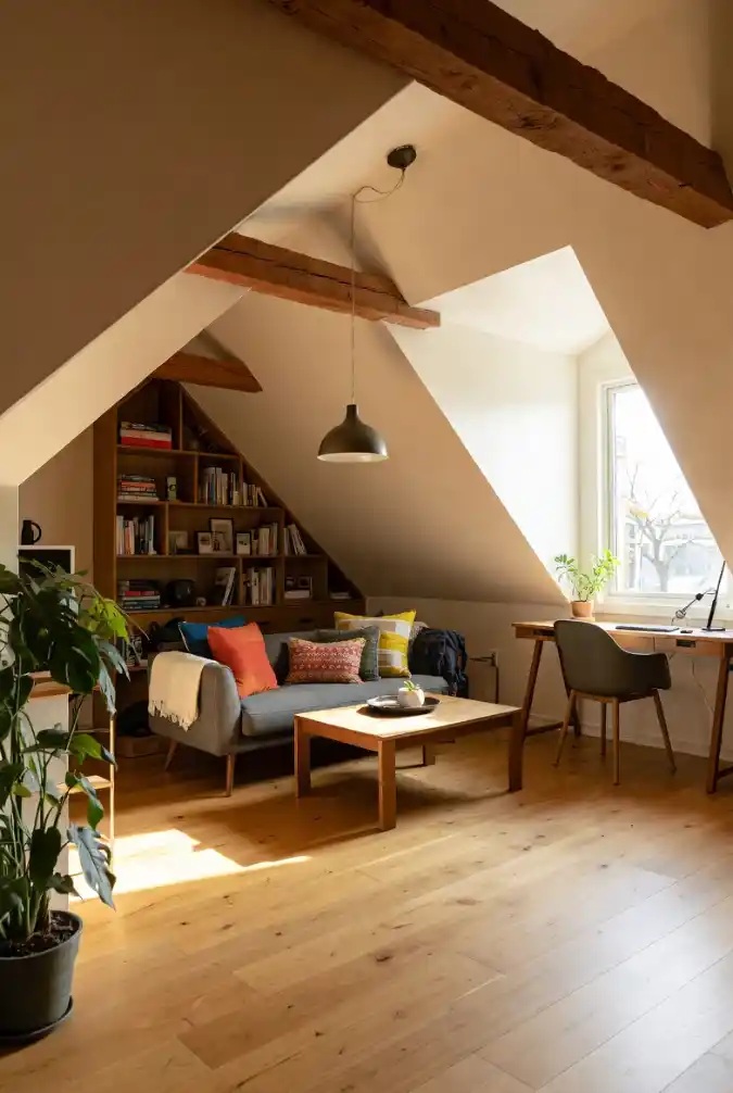 Multi-Functional Attic Retreat