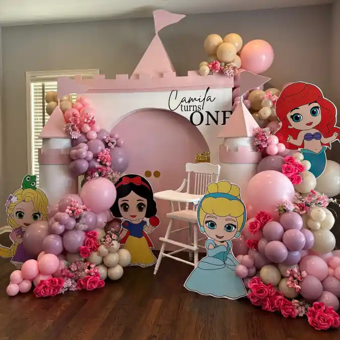 Royal First Birthday Castle Display