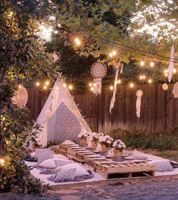 Rustic Boho Dreamcatcher and Teepee Glamp-Out