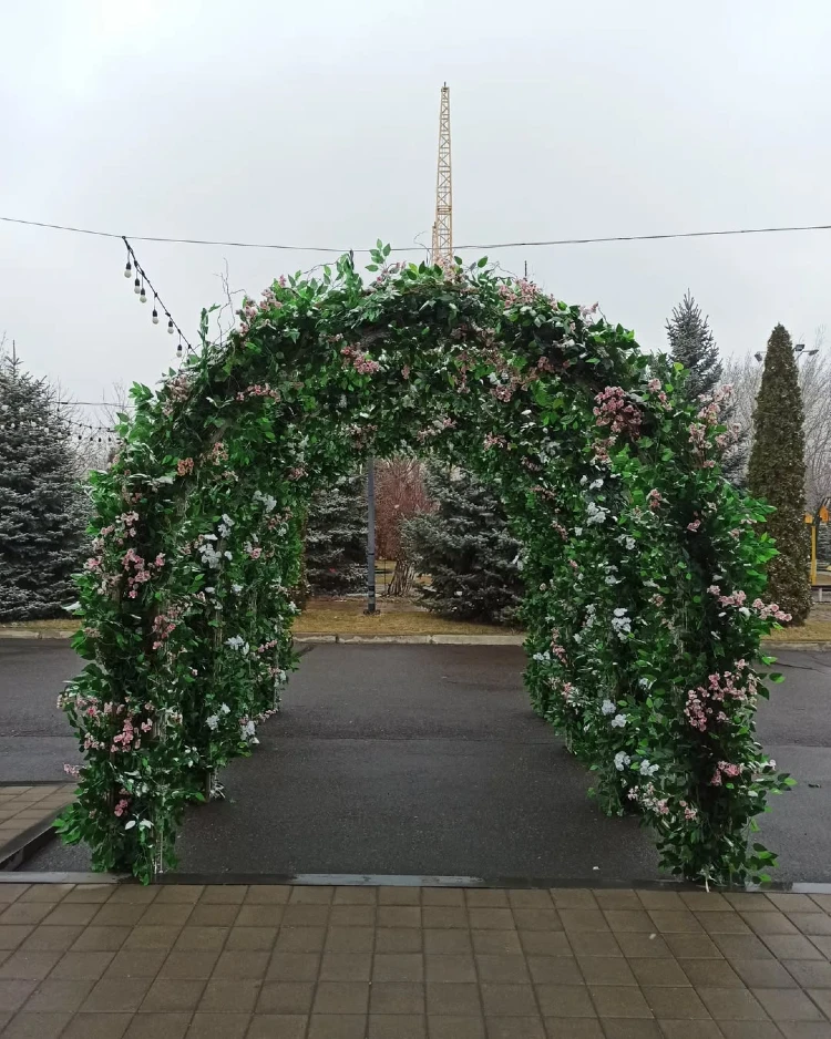 Rustic Ivy and Blossom Secret Garden Entrance