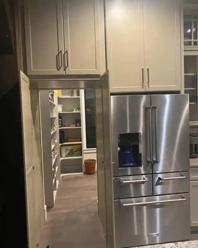 Seamless Cabinet Door Disguise