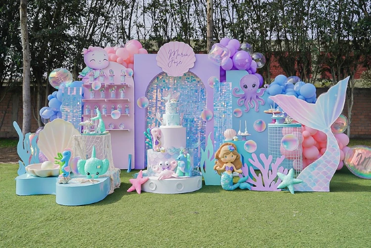 Shimmering Lagoon & Lavender Dreams Dessert Display