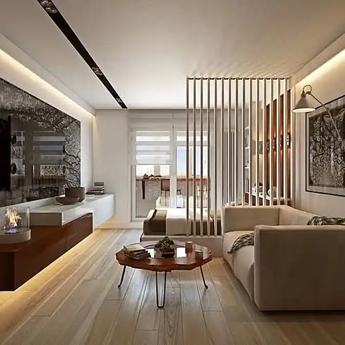 Slatted Sanctuary Living Zone